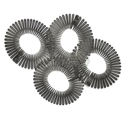Image of 4 x Black Flexi Combs / Shark Hair