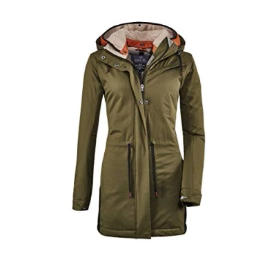 Image of G.I.G.A. DX Women&#039;s Limitlos Wmn Prk A Casual functional parka with zip off Hood, womens, hood., 35926 000, olive, 40