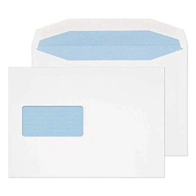 Image of Blake Envelopes Purely Everyday 8708 Kuvertierhüllen Briefumschläge Naßklebung Mit Fenster Weiß C5 162 x 229 mm 110 g/m² 500 Stück