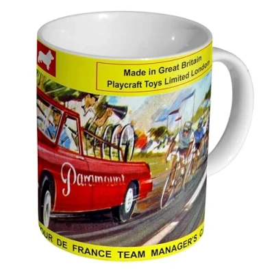 Image of Green Listing LTD Corgi Toys 510 Citroen DS Tour De France Team Ceramic 11oz Tea Coffee Mug/Cup