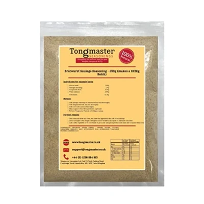Image of Tongmaster Bratwurst Sausage Complete Mix 250 g (Pack of 2)
