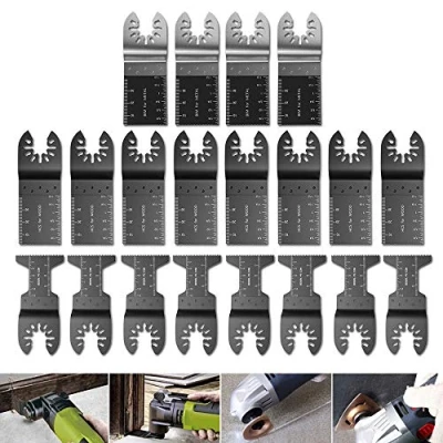 Image of 20Pack Universal Oscillating Quick Release Saw Blades Set Multitool Tool Blade for Bosch Craftsman Dremel FEIN Ridgid TCH Makita Milwaukee