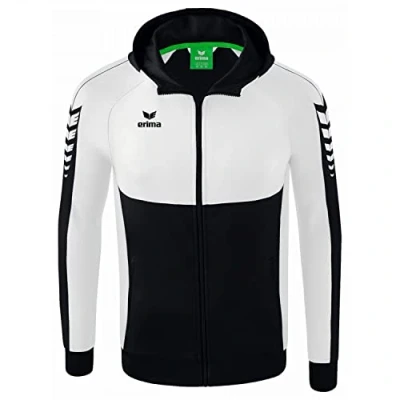 Image of Erima Men&#039;s Six Wings Training Jacket with Hood, Black, XXL