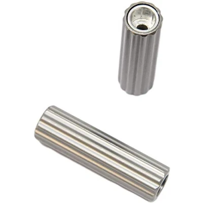 Image of Jagwire PAIR (2) BIKE IN LINE ALUMINIUM ALLOY ADJUSTER GEAR CABLE BARRELS FOR MTB &amp; ROAD RACER BIKES