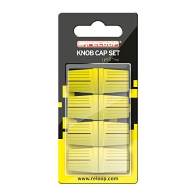 Image of Reloop KNOB CAP Set replacement knobs for DJ mixer (Yellow) YELLOW