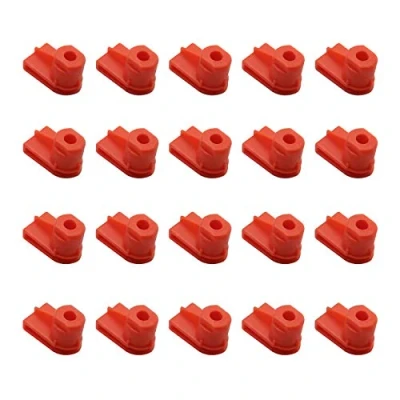 Image of Create idea 20Pcs 24449408 1404969 Screw Mounting Grommet Nut Clips Bumper to Wing Fasteners Red Plastic Clip Retainers