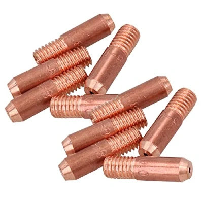 Image of 0.8mm Mini Contact Tips 10pk Hobby Welding Torch Welder MIG Gas M5 Thread