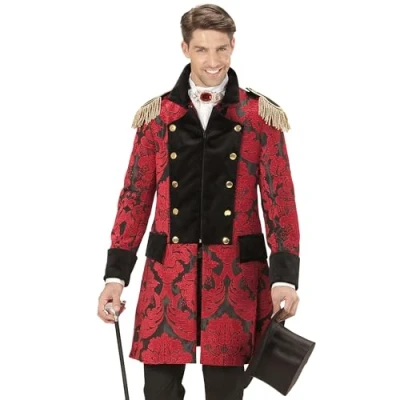 Image of &quot;RED JACQUARD PARADE COAT&quot; for man (M)