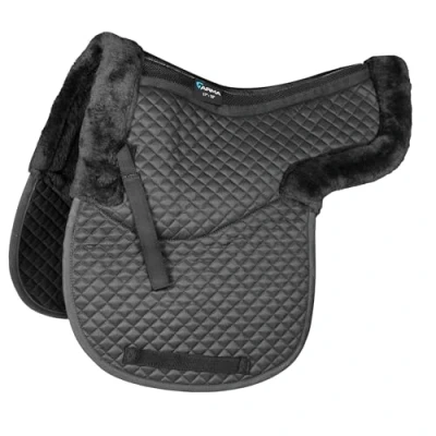 Image of Shires Performance Half Lined Numnah 17 18&quot; Black