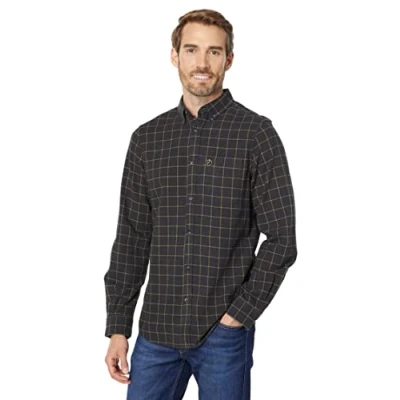 Image of FJALLRAVEN F82979 030 Övik Flannel Shirt M Dark Grey S