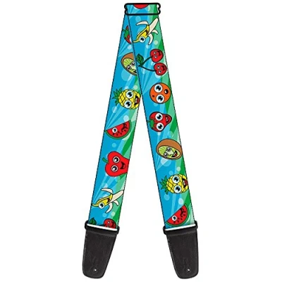 Image of Buckle Down GS W30680 &quot;Fruit Cartoon2&quot; Guitar Strap