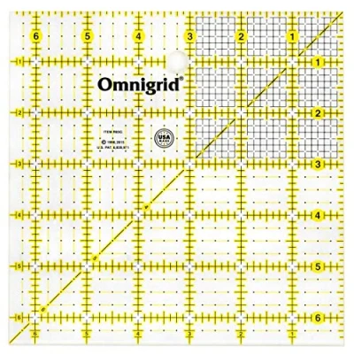 Image of Omnigrid Quilting Rulers, Acrylic, 6 ½&quot; x