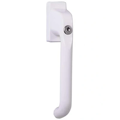 Image of Hoppe Tilt Slide Patio Door Handle 43mm Screw Fix White