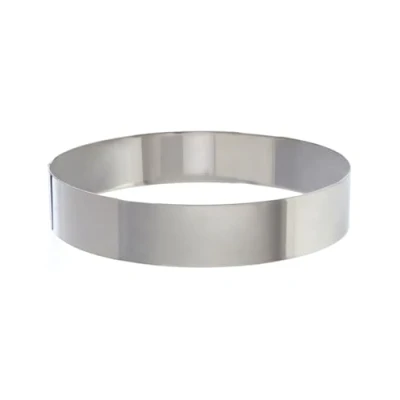 Image of Matfer Bourgeat 371804 Ice Cake Ring, Silver