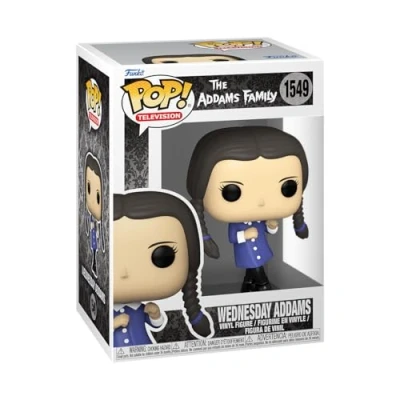 Image of Funko Pop! TV: AFC Wednesday Addams Family Classic TV Collectable Vinyl Figure Gift Idea Official Merchandise Toys for Kids &amp; Adults Fans Model Collectors