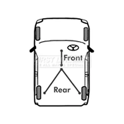Image of First Line FKB3044 Parking Brake Cable