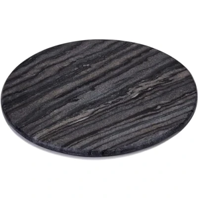 Image of Ehc Large Cheese Board Chopping for Kitchen, Serving Platter Tray Marble Grey 30cm Chapati