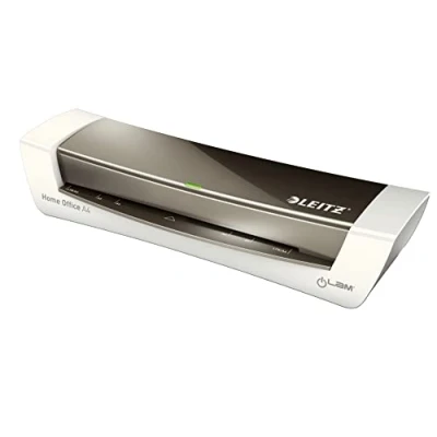 Image of Leitz 73681089 iLam A4 Laminator, Ideal for Home Office Metallic Dark Grey