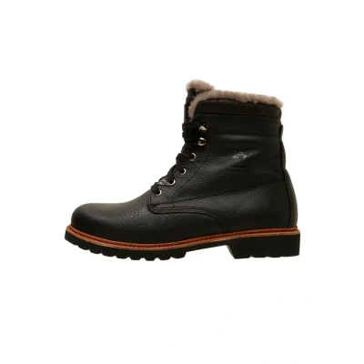 Image of Panama Jack Aviator Igloo Laceup ankle boots, Men&#039;s, Size: 6.5, Black Leather