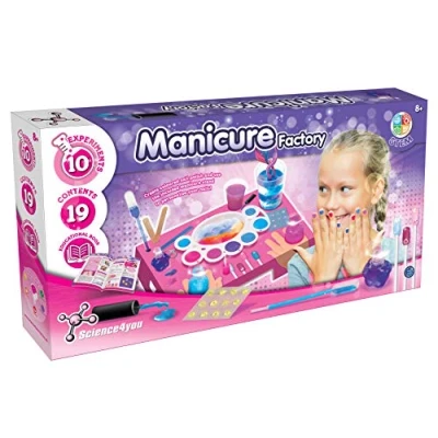 Image of Science 4 You DOM Manicure Factory Childrens Educational kit for Kids Aged 8+, Multi Colour