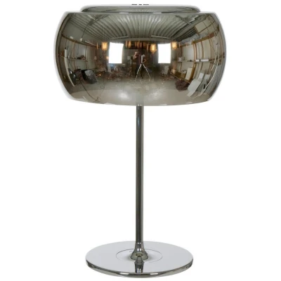 Image of Snow Cylindrical Table Lamp Chrome