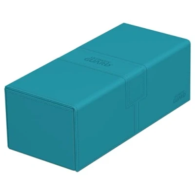 Image of Ultimate Guard Twin Flip`n`Tray 266+ Xenoskin Bleu Pétrole