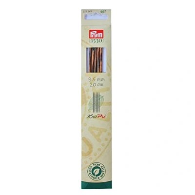 Image of Prym Pointed Knitting Needle, Wood, Mehrfarbig, 3.5 mm