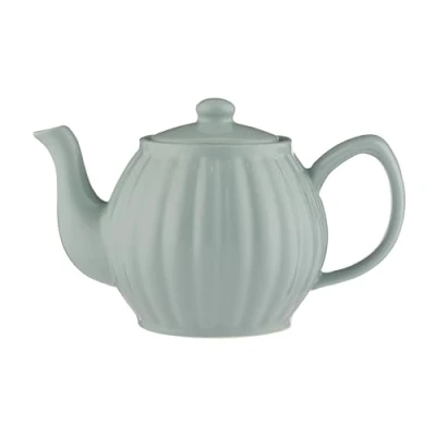 Image of Price &amp; Kensington Luxe 6 Cup Stoneware Teapot Duckegg 1100 ml