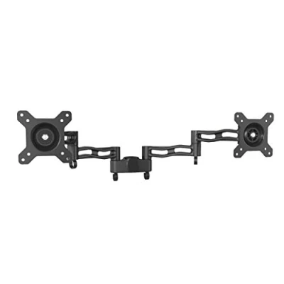 Image of Duronic Dual Spare Arm Set DM35P2 Two DM35 Arms with VESA Heads Joint Screen Compatible All Monitor Desk Mounts &amp; Poles BLACK Aluminium Part of the Range