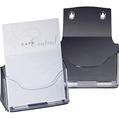 Image of SIGEL LH112 Table Top Literature Holder, for A5, uv resistant acrylic, clear, 1 Piece