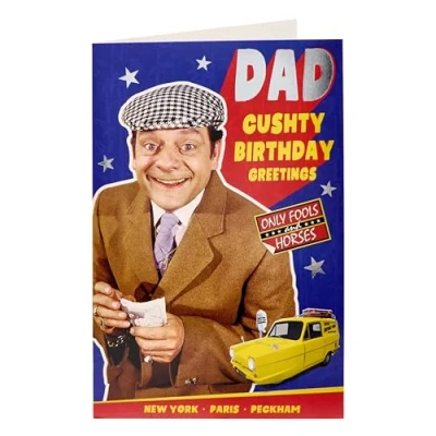 Image of Only Fools and Horses Dad Happy Birthday Card, Multi, OF013