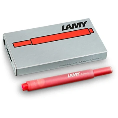 Image of Lamy T10 Ink Cartridges, red, 5 Packungen