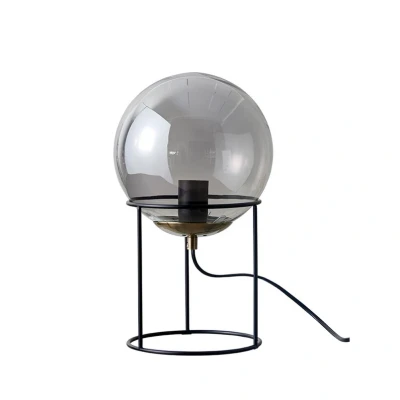Image of Dyberg Larsen Moon table lamp, glass ball smoke