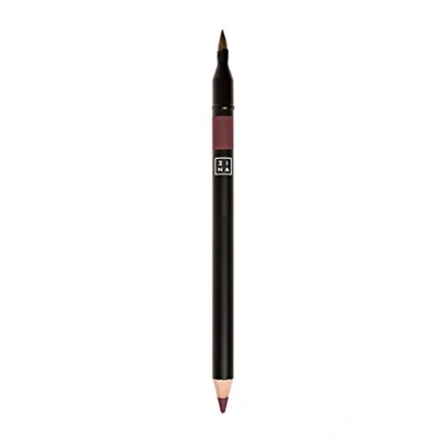 Image of 3INA MAKEUP Vegan The Lip Pencil 511 Turkish Rose Longwearing Formula Highly Pigmented Intense Colors Built In Brush Colorful Shades Cruelty Free