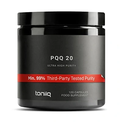 Image of Ultra High Purity PQQ Capsules 99%+ Highly Purified and Bioavailable 120 20mg Concentrated Formula Pyrroloquinoline Quinone Supplement