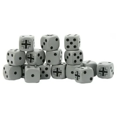 Image of German Army Balkankreuz D6 Spot dice Bolt Action by Warlord Games