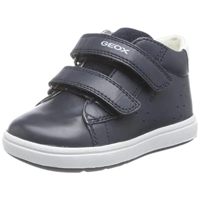 Image of Geox Baby B Biglia Boy First Walker Shoe, Navy Blue, 5 UK Child