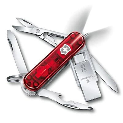 Image of Victorinox, Midnite Manager@work, Swiss Army Pocket Knife, small, Multi Tool, Camping, 11 Functions, Blade, Wire stripper, Phillips screwdriver 0/1, magnetic