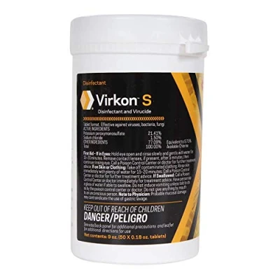 Image of DuPont Virkon S 50 Tablet Disinfectant for Pets, 5gm