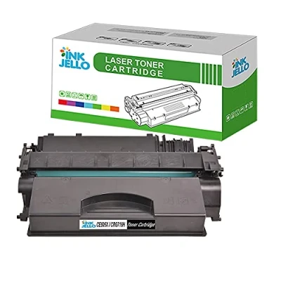 Image of InkJello Toner Cartridge For Printer, Compatibile with HP P2050 P2055 P2055d P2055dn P2055X CE505X CRG 719H (Black)