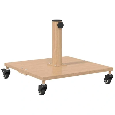 Image of vidaXL Outdoor Umbrella Bases Light wood 45 x 31.5 cm Steel