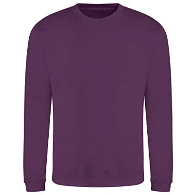 Image of AWDis Men&#039;s Sweat Sweatshirt, Purple, XXX Large