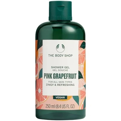 Image of The Body Shop Pink Grapefruit Shower Gel 250ml Zingy &amp; Refreshing Vegan