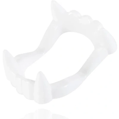 Image of Costumed Dress TO IMPRESS, FANTASY REALITY ! Children&#039;s Vampire Teeth Bit Safe &amp; Stable for Attaching Dracula and Costumes Ideal Halloween Fancy