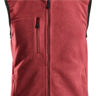 Image of Snickers AllroundWork Polartec® Fleece Vest Chilli Red/Black XXXL