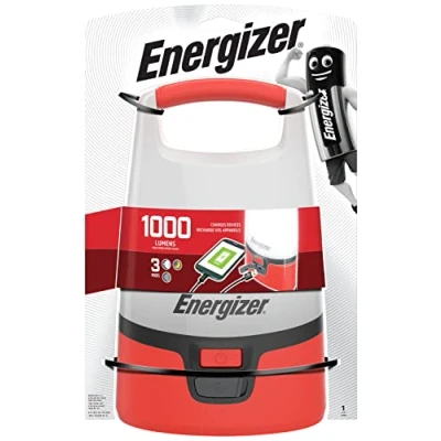 Image of Energizer LED Camping Lantern + POWERBANK 1000 Lumen, Red