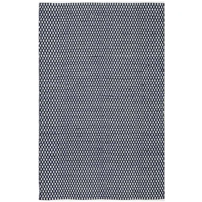 Image of SAFAVIEH Modern Rug for Living Room, Dining Bedroom Boston Collection, Short Pile, in Navy, 91 X 152 cm