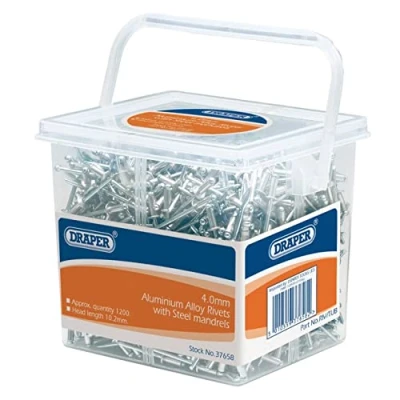 Image of Draper Blind Rivets, 4.0 x 10.2mm (Tub of 1200)