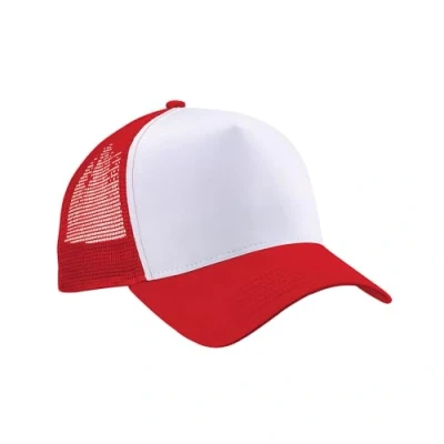 Image of Beechfield B640 Snapback Trucker Classic Red/White