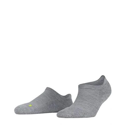 Image of FALKE Women&#039;s Cool Kick W HP Soft Breathable Quick Drying Grips On Sole 1 Pair Grip socks, Grey (Light Melange 3775), 4 5